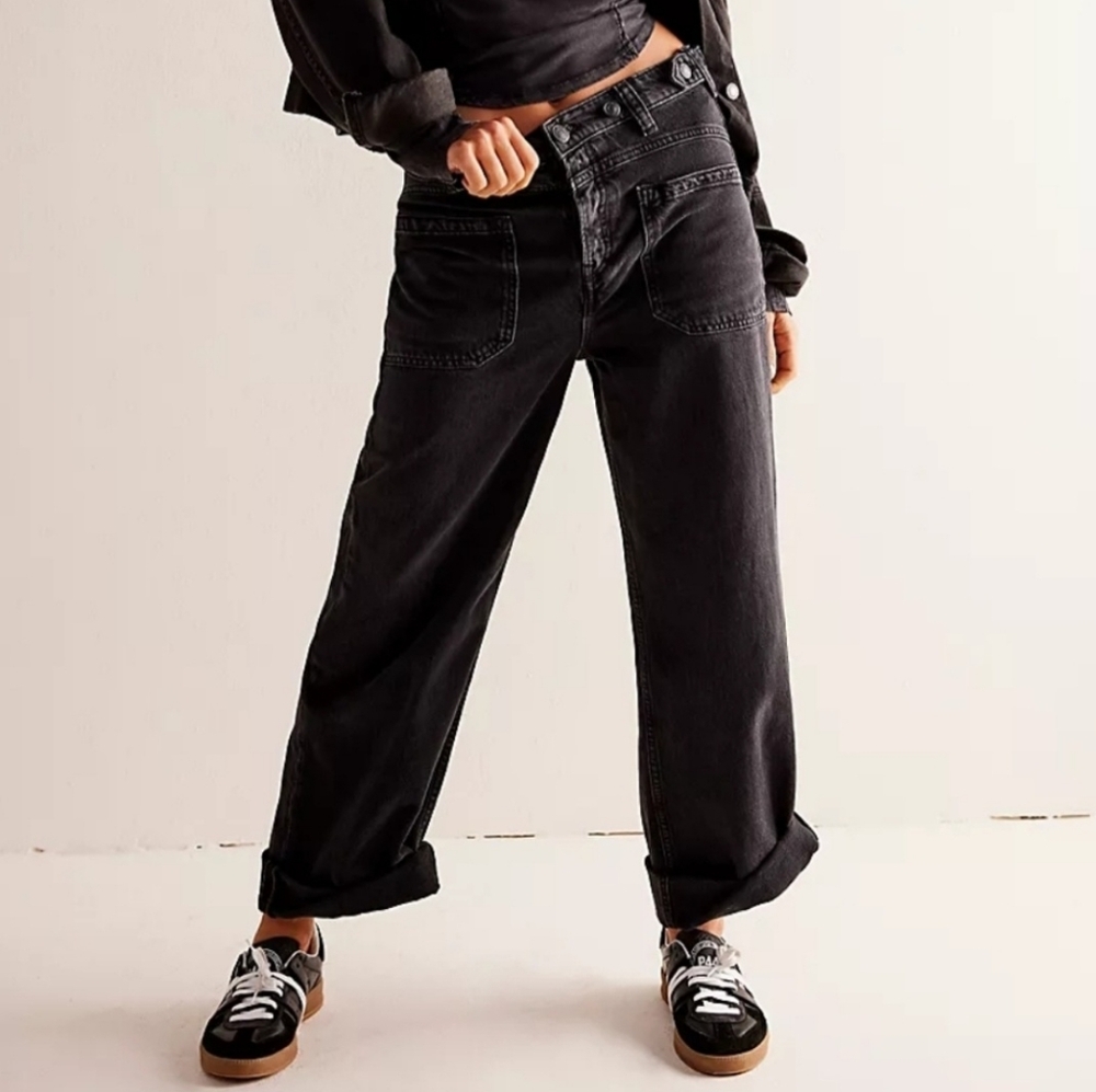 Free People Palmer Cuffed Jeans